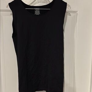 George Black Fitted Sleeveless Tank Top